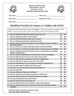 m czat|Modified Checklist for Autism in Toddlers (M